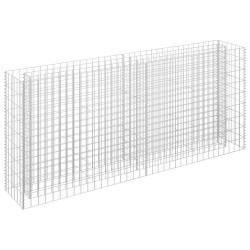  vidaXL Gabionen-Hochbeet Verzinkter Stahl 180×30×90 cm