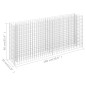 vidaXL Gabionen-Hochbeet Verzinkter Stahl 180×30×90 cm vidaXL Gabionen-Hochbeet Verzinkter Stahl 180×30×90 cm