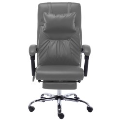 Massage-Bürostuhl Anthrazit Kunstleder