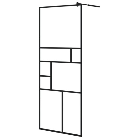 vidaXL Duschwand für Begehbare Dusche mit Klarem ESG Glas 80x195 cm