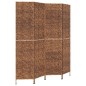 vidaXL Paravent 4-tlg. Braun 163x180 cm Wasserhyazinthe vidaXL Paravent 4-tlg. Braun 163x180 cm Wasserhyazinthe