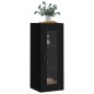 vidaXL Wandschrank Schwarz 34,5x34x90 cm vidaXL Wandschrank Schwarz 34,5x34x90 cm