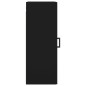 vidaXL Wandschrank Schwarz 34,5x34x90 cm vidaXL Wandschrank Schwarz 34,5x34x90 cm