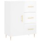 vidaXL Highboard Hochglanz-Weiß 69,5x34x180 cm Holzwerkstoff vidaXL Highboard Hochglanz-Weiß 69,5x34x180 cm Holzwerkstoff