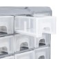 vidaXL Multi-Schubladen-Organizer mit 64 Schubladen 52x16x37,5 cm vidaXL Multi-Schubladen-Organizer mit 64 Schubladen 52x16x37,5 cm