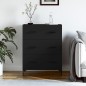 vidaXL Sideboard Schwarz 69,5x34x90 cm Holzwerkstoff vidaXL Sideboard Schwarz 69,5x34x90 cm Holzwerkstoff