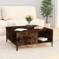 vidaXL Couchtisch Räuchereiche 80x80x36,5 cm Holzwerkstoff vidaXL Couchtisch Räuchereiche 80x80x36,5 cm Holzwerkstoff