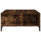 vidaXL Couchtisch Räuchereiche 80x80x36,5 cm Holzwerkstoff vidaXL Couchtisch Räuchereiche 80x80x36,5 cm Holzwerkstoff