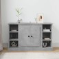 vidaXL Sideboard Betongrau 100x35,5x60 cm Holzwerkstoff