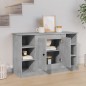 vidaXL Sideboard Betongrau 100x35,5x60 cm Holzwerkstoff