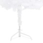 vidaXL Künstlicher Eck-Weihnachtsbaum Weiß 180 cm PVC vidaXL Künstlicher Eck-Weihnachtsbaum Weiß 180 cm PVC