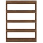 vidaXL Bücherregal/Raumteiler Braun Eichen-Optik 100×30×135 cm vidaXL Bücherregal/Raumteiler Braun Eichen-Optik 100×30×135 cm