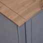 vidaXL TV-Schrank Grau 120x40x50 cm Massivholz Panama-Kiefer vidaXL TV-Schrank Grau 120x40x50 cm Massivholz Panama-Kiefer