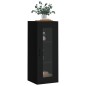 vidaXL Wandschrank Schwarz 34,5x34x90 cm vidaXL Wandschrank Schwarz 34,5x34x90 cm