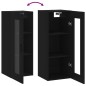 vidaXL Wandschrank Schwarz 34,5x34x90 cm vidaXL Wandschrank Schwarz 34,5x34x90 cm
