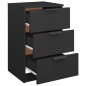 vidaXL Nachttische 2 Stk. Schwarz 40x36x65 cm vidaXL Nachttische 2 Stk. Schwarz 40x36x65 cm