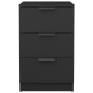 vidaXL Nachttische 2 Stk. Schwarz 40x36x65 cm vidaXL Nachttische 2 Stk. Schwarz 40x36x65 cm