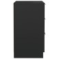 vidaXL Nachttische 2 Stk. Schwarz 40x36x65 cm vidaXL Nachttische 2 Stk. Schwarz 40x36x65 cm