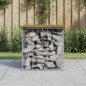 vidaXL Gartenbank aus Gabionen 43x44x42 cm Kiefernholz Imprägniert vidaXL Gartenbank aus Gabionen 43x44x42 cm Kiefernholz Imprägniert