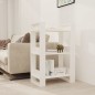 vidaXL Bücherregal/Raumteiler Weiß 60x35x91 cm Massivholz Kiefer vidaXL Bücherregal/Raumteiler Weiß 60x35x91 cm Massivholz Kiefer