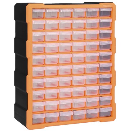 vidaXL Multi-Schubladen-Organizer mit 60 Schubladen 38x16x47,5 cm 