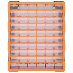 vidaXL Multi-Schubladen-Organizer mit 60 Schubladen 38x16x47,5 cm 