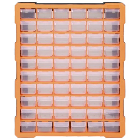 vidaXL Multi-Schubladen-Organizer mit 60 Schubladen 38x16x47,5 cm 