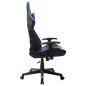 Gaming-Stuhl Schwarz und Blau Kunstleder Gaming-Stuhl Schwarz und Blau Kunstleder