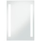 vidaXL Badezimmer-Wandspiegel mit LEDs 60x80 cm vidaXL Badezimmer-Wandspiegel mit LEDs 60x80 cm