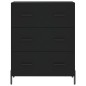 vidaXL Sideboard Schwarz 69,5x34x90 cm Holzwerkstoff vidaXL Sideboard Schwarz 69,5x34x90 cm Holzwerkstoff
