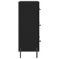 vidaXL Sideboard Schwarz 69,5x34x90 cm Holzwerkstoff vidaXL Sideboard Schwarz 69,5x34x90 cm Holzwerkstoff