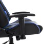 Gaming-Stuhl Schwarz und Blau Kunstleder Gaming-Stuhl Schwarz und Blau Kunstleder