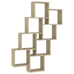 vidaXL Würfelregal Sonoma-Eiche 90x15x119 cm Holzwerkstoff