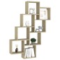 vidaXL Würfelregal Sonoma-Eiche 90x15x119 cm Holzwerkstoff vidaXL Würfelregal Sonoma-Eiche 90x15x119 cm Holzwerkstoff