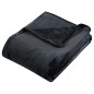 vidaXL Decke Schwarz 200x240 cm Polyester vidaXL Decke Schwarz 200x240 cm Polyester