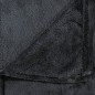 vidaXL Decke Schwarz 200x240 cm Polyester vidaXL Decke Schwarz 200x240 cm Polyester
