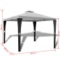 vidaXL Gartenpavillon mit Dach 3 x 3 m Cremeweiß vidaXL Gartenpavillon mit Dach 3 x 3 m Cremeweiß