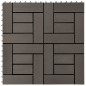 vidaXL Terrassenfliesen 11 Stück WPC 30 x 30 cm 1 qm Dunkelbraun vidaXL Terrassenfliesen 11 Stück WPC 30 x 30 cm 1 qm Dunkelbraun