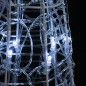 vidaXL LED-Kegel Acryl Weihnachtsdeko Pyramide Kaltweiß 120 cm vidaXL LED-Kegel Acryl Weihnachtsdeko Pyramide Kaltweiß 120 cm