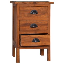 vidaXL Nachttisch 40x35x60 cm Massivholz Teak