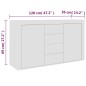vidaXL Sideboard Weiß 120×36×69 cm Holzwerkstoff vidaXL Sideboard Weiß 120×36×69 cm Holzwerkstoff