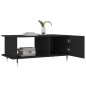 vidaXL Couchtisch Schwarz 90x50x40 cm Holzwerkstoff vidaXL Couchtisch Schwarz 90x50x40 cm Holzwerkstoff