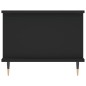 vidaXL Couchtisch Schwarz 90x50x40 cm Holzwerkstoff vidaXL Couchtisch Schwarz 90x50x40 cm Holzwerkstoff