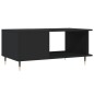 vidaXL Couchtisch Schwarz 90x50x40 cm Holzwerkstoff vidaXL Couchtisch Schwarz 90x50x40 cm Holzwerkstoff