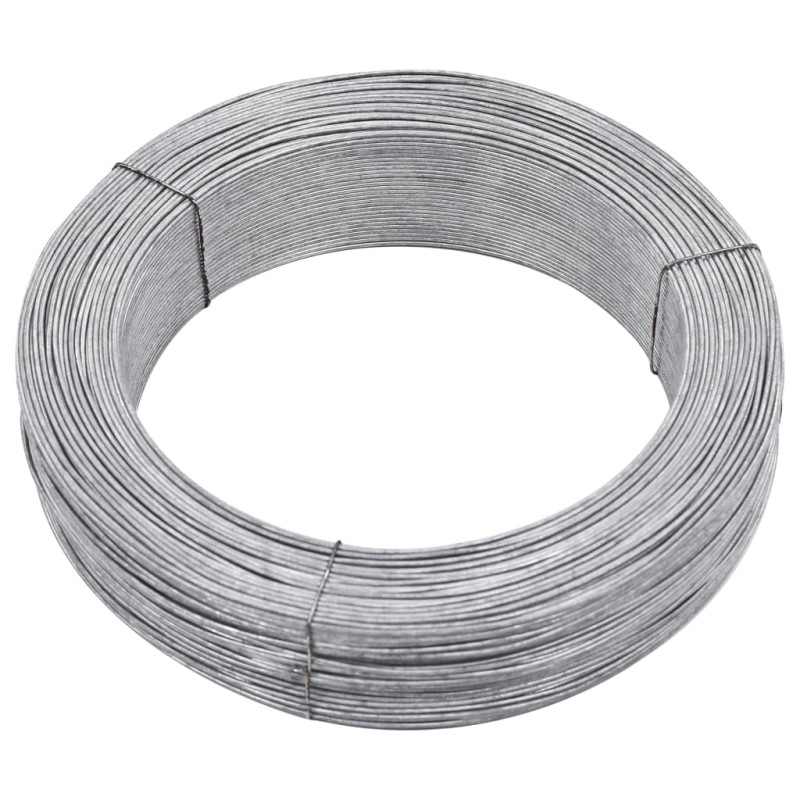 vidaXL Zaun-Bindedraht 250 m 3,8 mm Stahl vidaXL Zaun-Bindedraht 250 m 3,8 mm Stahl