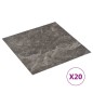 vidaXL PVC-Fliesen Selbstklebend 20 Stk. 1,86 m² Schwarzer Marmor vidaXL PVC-Fliesen Selbstklebend 20 Stk. 1,86 m² Schwarzer Marmor
