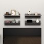 vidaXL Wandregale 4 Stk. Hochglanz-Grau 60x11,5x18 cm Holzwerkstoff vidaXL Wandregale 4 Stk. Hochglanz-Grau 60x11,5x18 cm Holzwerkstoff
