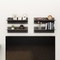 vidaXL Wandregale 4 Stk. Hochglanz-Grau 60x11,5x18 cm Holzwerkstoff vidaXL Wandregale 4 Stk. Hochglanz-Grau 60x11,5x18 cm Holzwerkstoff