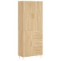 Highboard Sonoma-Eiche 69,5x34x180 cm Holzwerkstoff Highboard Sonoma-Eiche 69,5x34x180 cm Holzwerkstoff