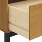 vidaXL Sideboard mit Glastür FLAM 80x40x80 cm Massivholz Kiefer vidaXL Sideboard mit Glastür FLAM 80x40x80 cm Massivholz Kiefer